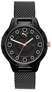 Puma - Women's Reset Three-Hand Black Stainless Steel Watch - P1010