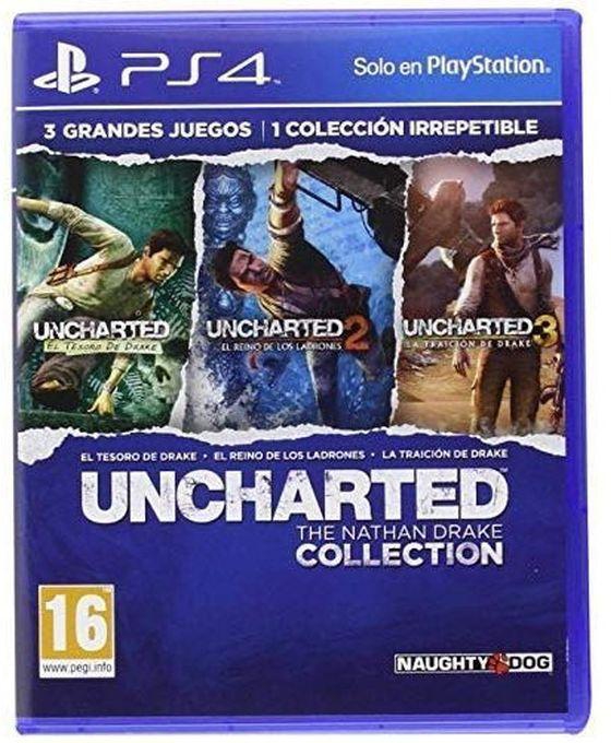 Naughty Dog Uncharted The Nathan Drake Collection - PS4(3 In 1 Game Cd)