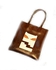 Top Handle Bag For Unisex Brown Color
