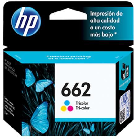 HP 662 Tri-colorâ€‹ Original Ink Advantage Cartridge