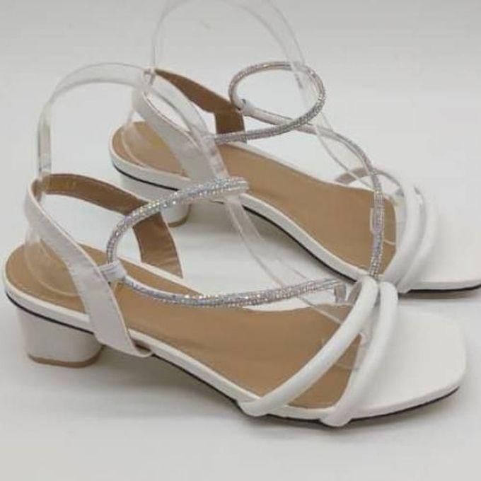 Smart Ladies Low-Heel Shoe - White