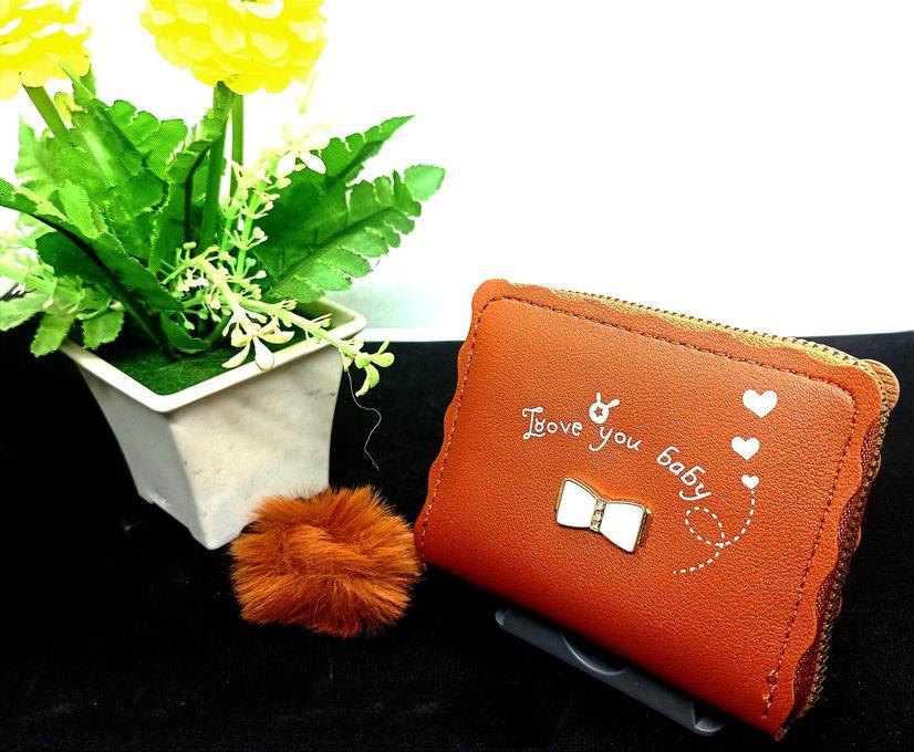 Mini Wallet For Women - Brown