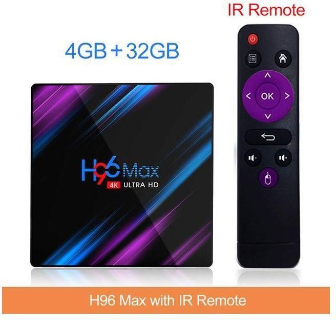 H96 Max 4K Android TV Box 4GB RAM, 32GB ROM