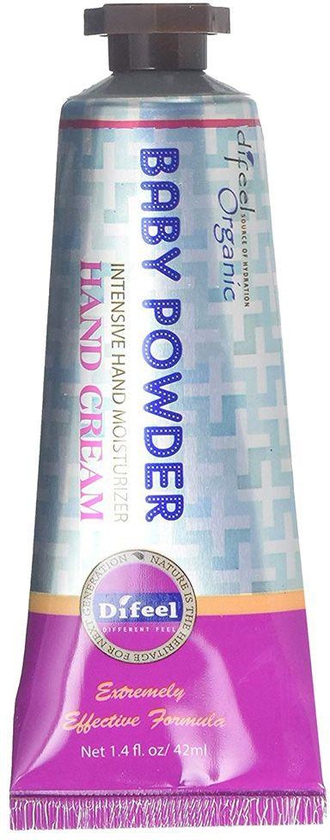 Difeel - Luxury Moisturizing Hand Cream Baby Powder 40g- Babystore.ae