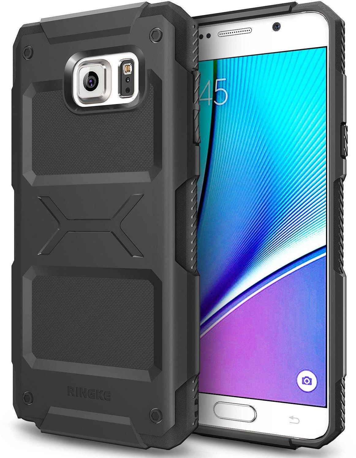 Rearth Ringke REBEL Resilient Strength Defensive Case for Samsung Galaxy Note 5 - Black