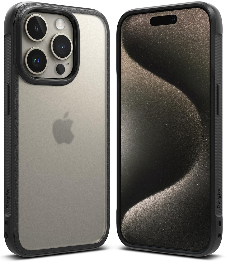 Ringke iPhone 15 Pro Max Case Cover, Fusion Bold Series, Matte Black