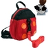 Fashion Cartoon Cute Ladybug Baby Kid Toddler Keeper Walking Safety Harness Backpack Leash Strap Bag (1)
