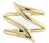 Miss L' by L'azurde Pointing Open Band Ring In 18 K Yellow Gold