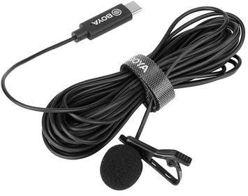 Lavalier Type-C Connector Microphone M3 BY-M3 Black