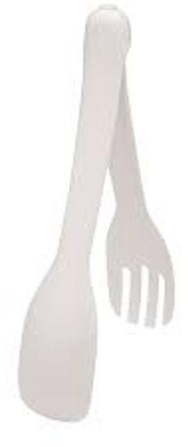 2-In-1 Salad Servers - White