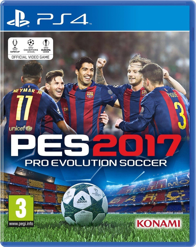 PES 2017 Pro Evolution Soccer For PS4