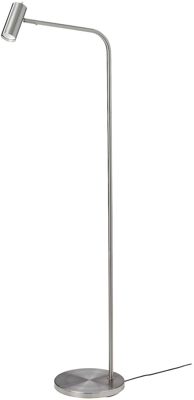 VIRRMO Floor/reading lamp - nickel-plated 145 cm