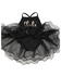 ARSHINER Kids Girls Ballet Tutu Leotard Mesh Dresses Letter Print Braces Dance Dress-Black