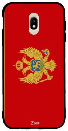 Thermoplastic Polyurethane Protective Case Cover For Samsung Galaxy J7 Pro Montenegro Flag