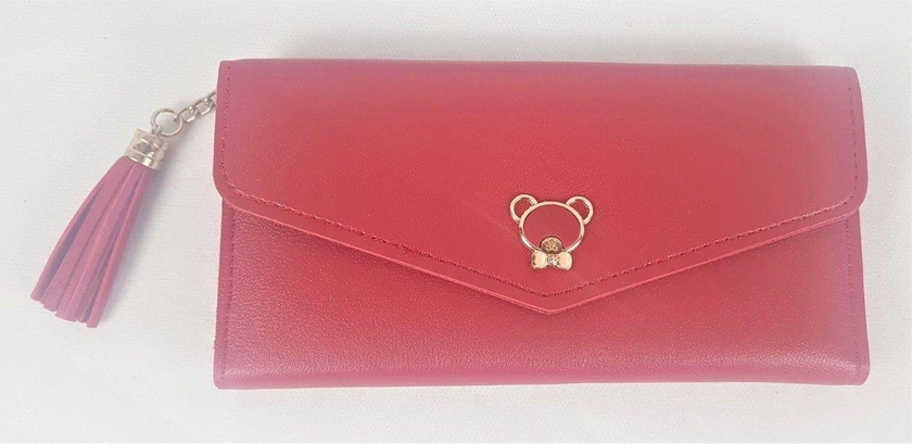 Wallet - Red Color Leather