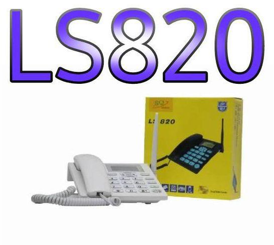 SQ LS 820,Fixed Wireless Desktop Telephone ,Dual SIM