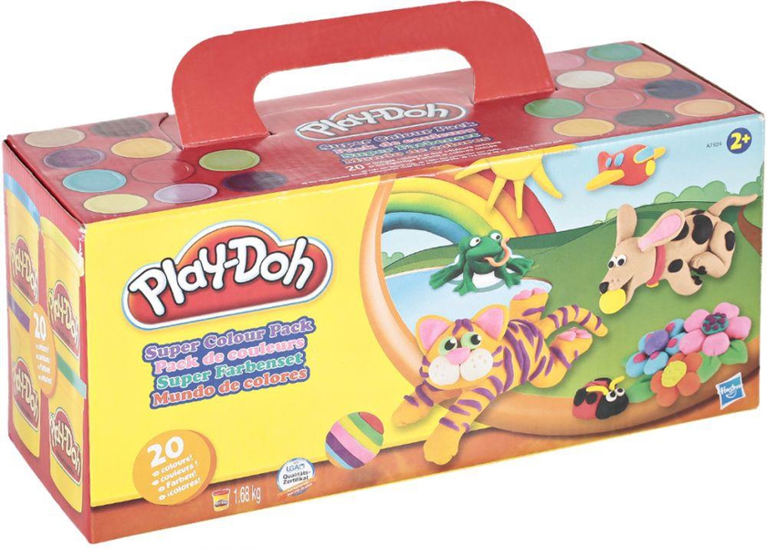 Play-Doh Super Color Modeling Clay Pack of 20 Art and Craft
