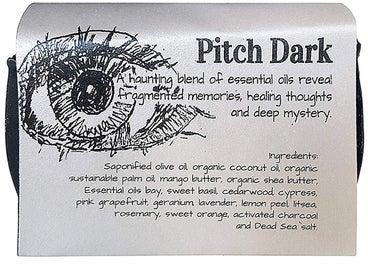 Waterfall Glen Soap Company - Pitch Dark, Vegan Bath Soap, Not For The Timid Soul, Activated Charcoal, Vegan Soap With Shea Butter 5.8Oz