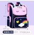 Cartoon Printed Backpack Navy/Pink/White