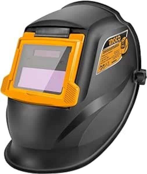 Get Ingco Ahm009 Auto Darkening Welding Helmet - Black Yellow with best offers | Raneen.com