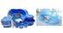 Cherish Baby Bath Set 7pcs - Blue + Pop Up Baby Bed Net - Blue