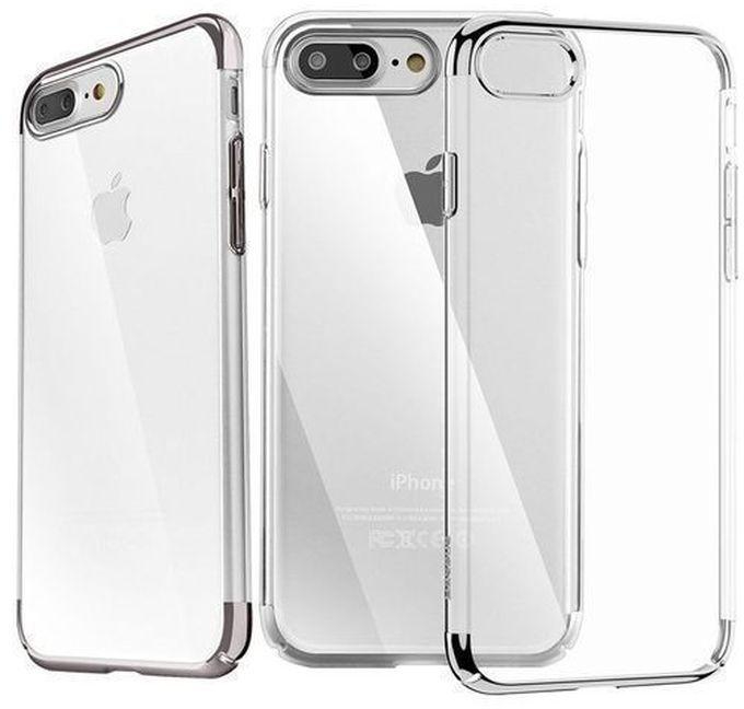 Transparent Case And Tempered Glass For Apple Iphone 8 Plus