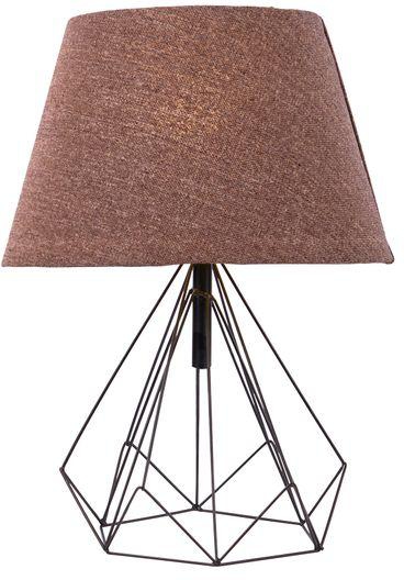 Nagafa Shop Bruno 1 Lamp Brown*black Table Lamp-TLBNB-1