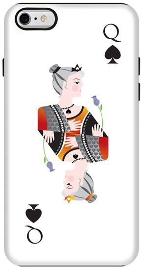Stylizedd  Apple iPhone 6 Plus Premium Dual Layer Tough case cover Matte Finish - Queen of Spades