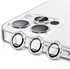 لينس استرس لحماية الكاميرا واعطائها تصميم جذاب وعصري لايفون 14 برو و 14 برو ماكس - فضي IPhone 14 Pro Max / 14 Pro