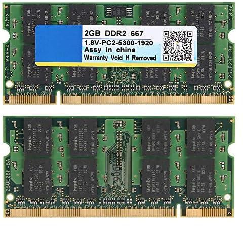 DDR2 667MHz 2GB Ram AMD Laptop Memory, PC2-5300 1.8V 200Pin Ram Memory Module Ram for Laptop Notebook PC Computer