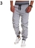 Bluelans Men Fashion Jogger Dance Sportwear Baggy Harem Pants Slacks Trousers Sweatpants-Grey