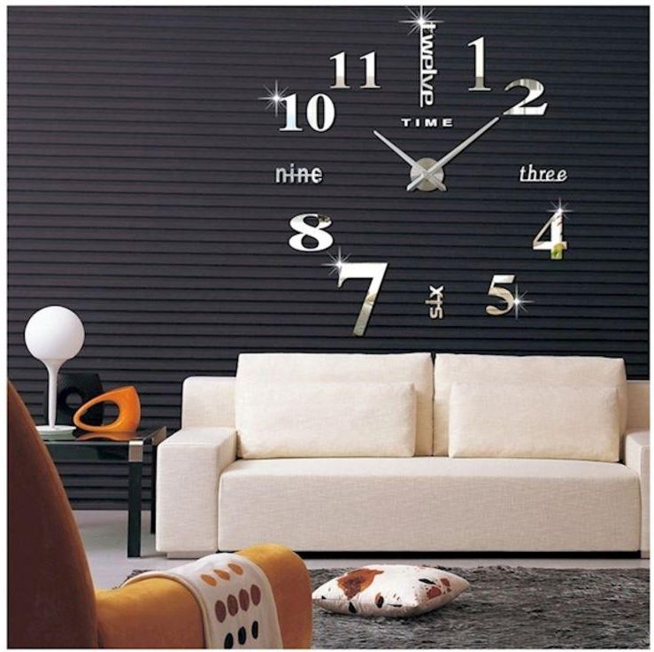 Acrylic  Wall Clock Black