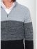 LC Waikiki Stand Collar Long Sleeve Color Block Men's Knitwear Sweater