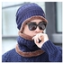 Generic Knitted Hat Scarf Cap Neck Warmer Winter Hats For Men Women Skullies Beanies Fleece