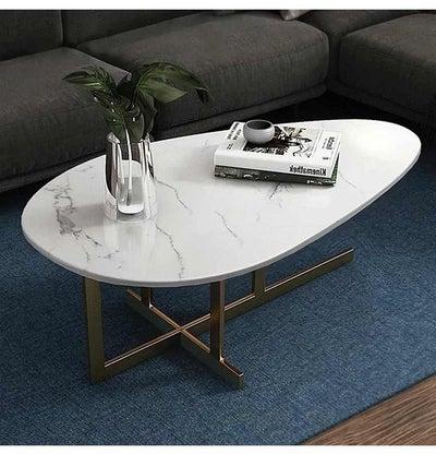 Center Table White & Gold MEAR115