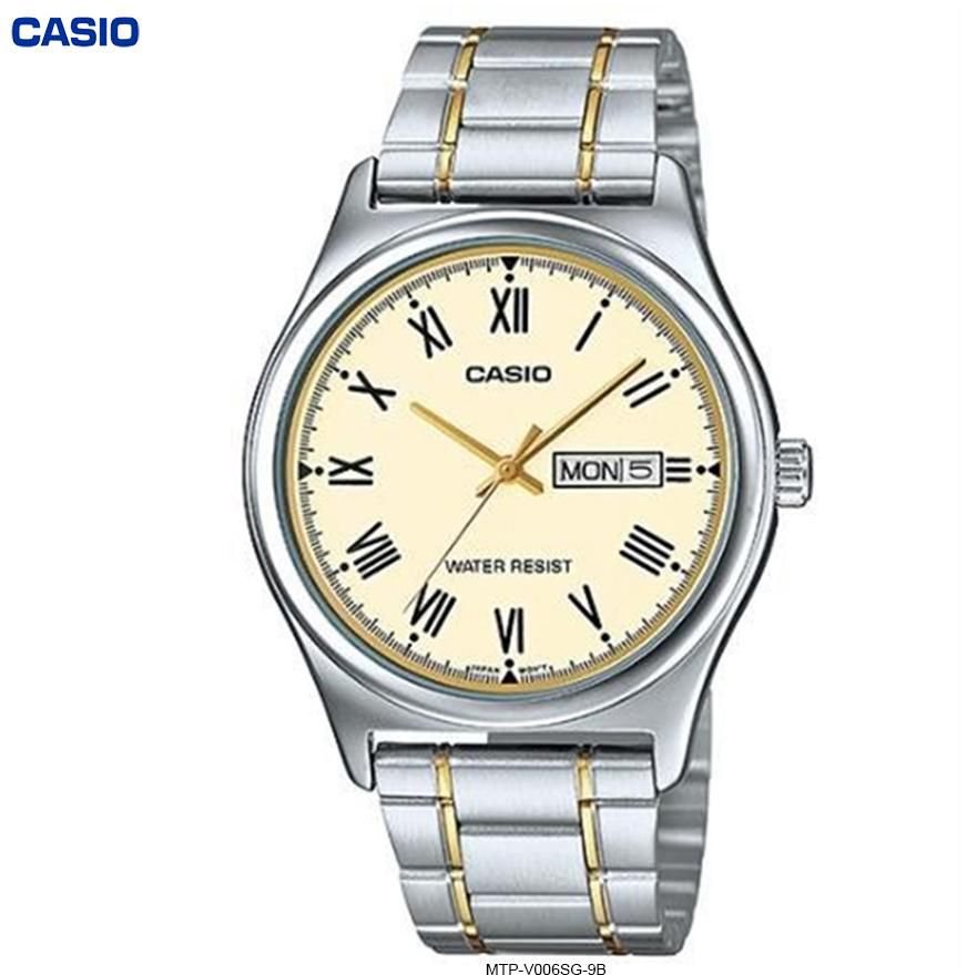 Casio MTP-V006SG Analogue Watches 100% Original &amp; New (Silver/Gold)