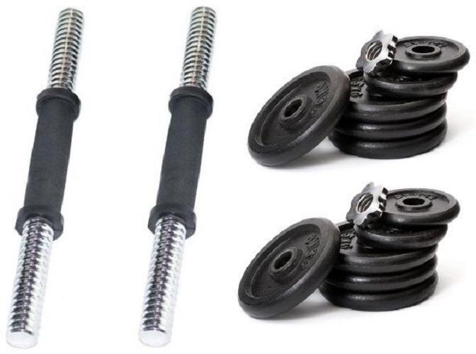 Dumbbell Set With Soft Coated Handle, Up To 15KG Without Box