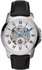 Fossil Grant Automatic Leather Men's Watch ME3053 (Black)