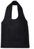 Tote Bag Black Canvas Cotton Oval Hand /35*40cm