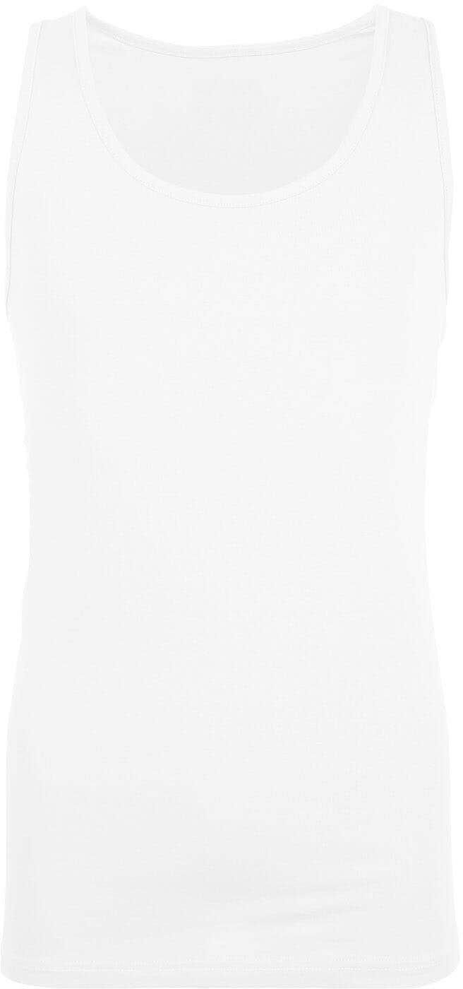 Get Dice Cotton Tank Top For Men, Size Xl - White with best offers | Raneen.com