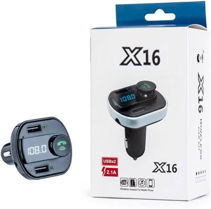 X16 FM Transmitter LCD MP3 Player USB Charger Wireless Car Bluetooth Kit