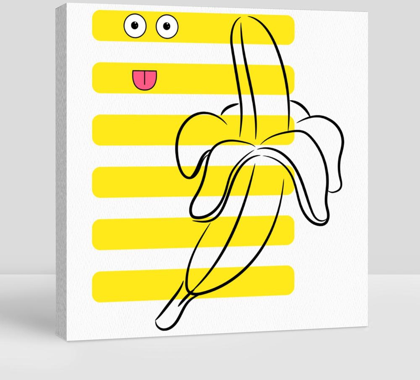 Banana Funny Yellow Striped