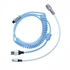 TPE 1.7M Coiled Type C To Usb-A Cable Data Line For Mechanical