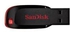 Sandisk Cruzer Blade Flash Disk - 16GB - Black & Red Black sandisk 16 GB