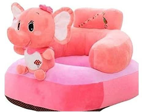Samaaya® Soft Rocking Chair Skin Friendly Baby Supporting Seat Soft Plush Cushion and Chair for Kids/Baby Elephant
