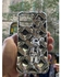 Iphone 13 Full Protection Luxuries Case With Camera Shield Cover and Medal - Silver