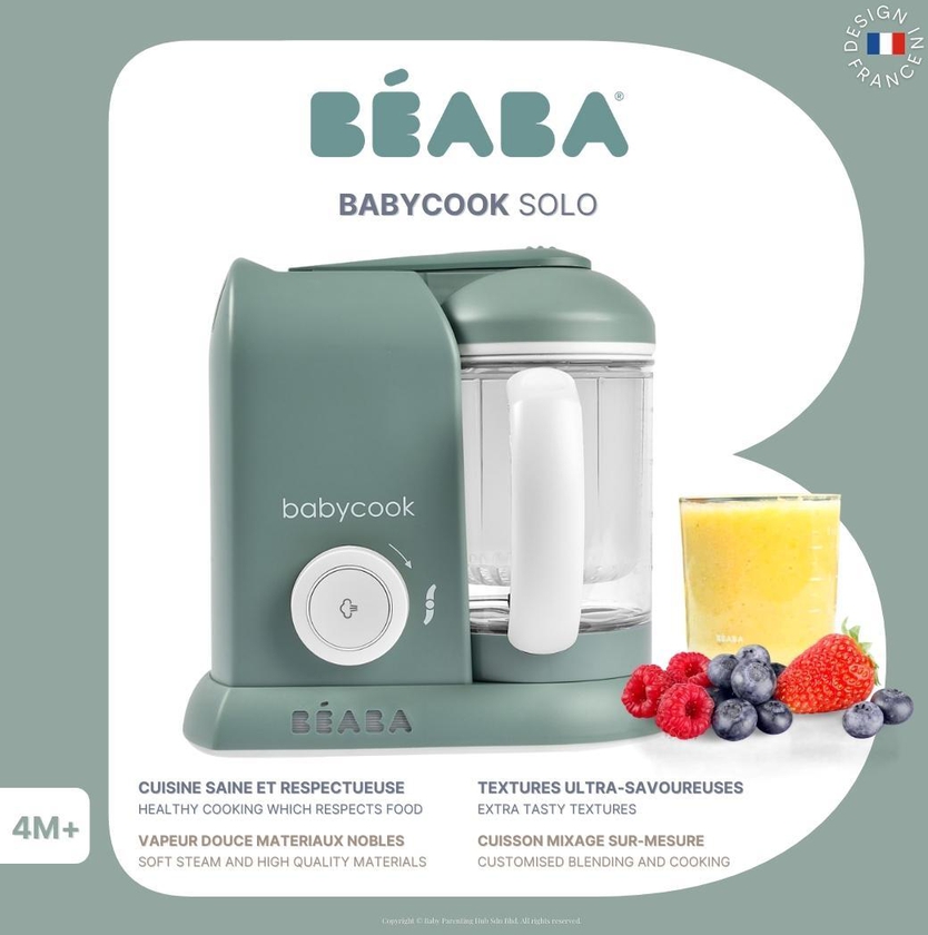 Beaba Babycook Solo Baby Food Maker (Eucalyptus)
