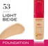 Bourjois, Healthy Mix Anti-Fatigue. Foundation. 53 Light Beige . 30 ml – 1 fl oz