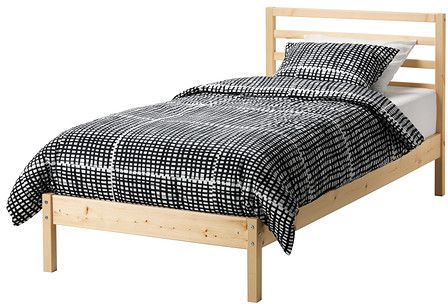 Tarva Bed Frame Pine From Ikea, Does Ikea Tarva Bed Need Slats