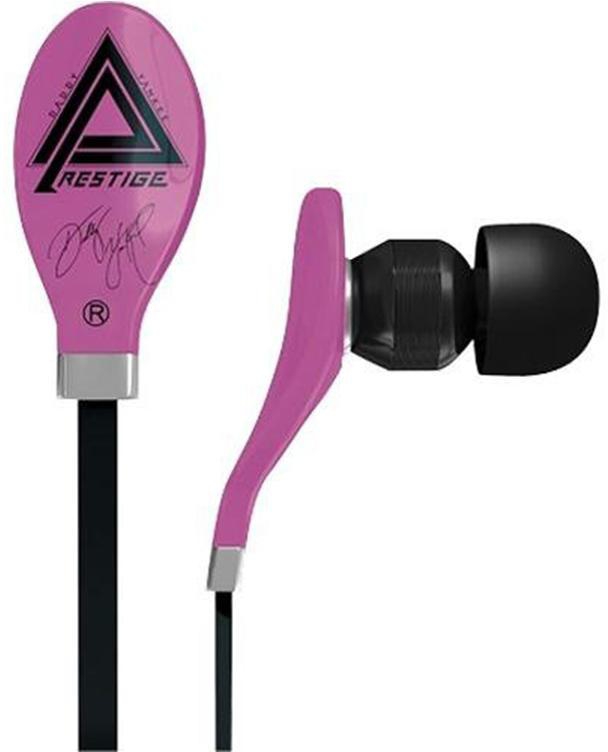 Section8 Daddy Yankee Signature Series In-Ear Headphones with Built-In Mic and In-Line Remote Control - Pink/Black
